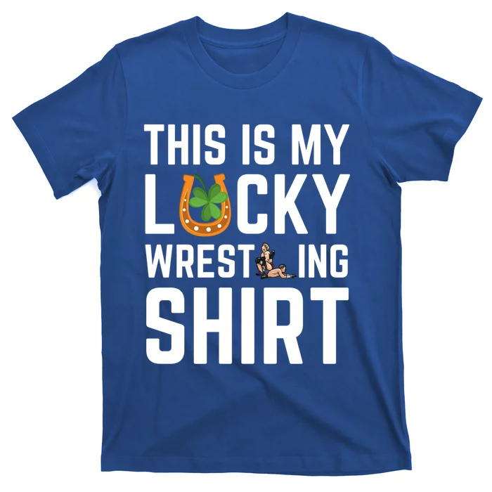 This Is My Lucky Wrestling Great Gift Sport Game St Patrick's Day Cool Gift T-Shirt