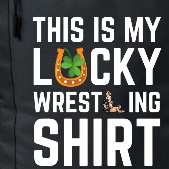 This Is My Lucky Wrestling Great Gift Sport Game St Patrick's Day Cool Gift Daily Commute Backpack