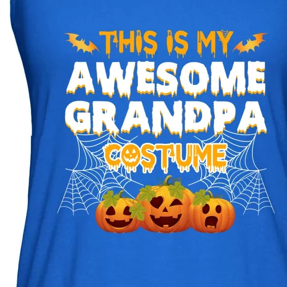 This Is My Awesome Grandpa Costume Halloween Gift Ladies Essential Flowy Tank