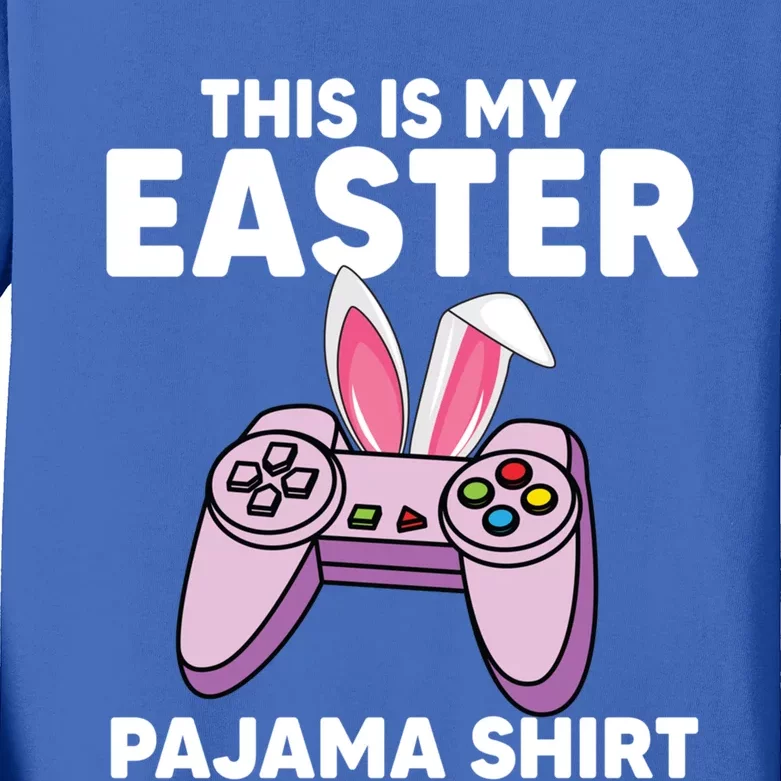 This Is My Easter Pajama Tee Game Control Graphic Gaming Cool Gift Kids Long Sleeve Shirt