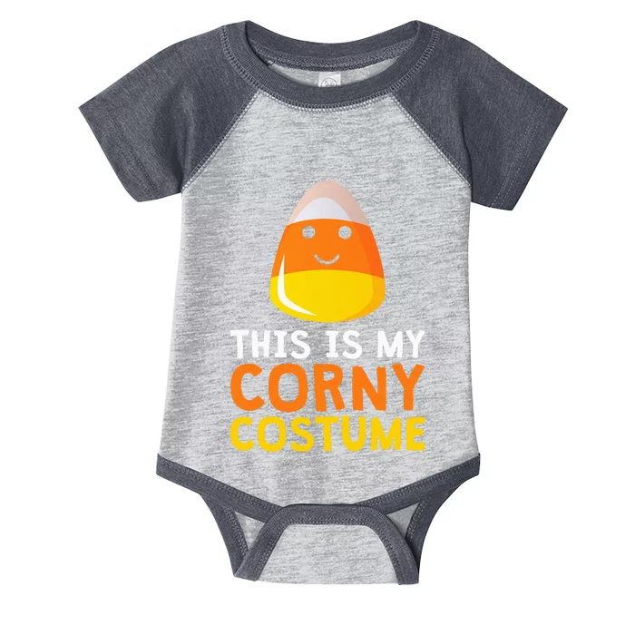 This Is My Corny Costume Funny Candy Corn Halloween Infant Baby Jersey Bodysuit