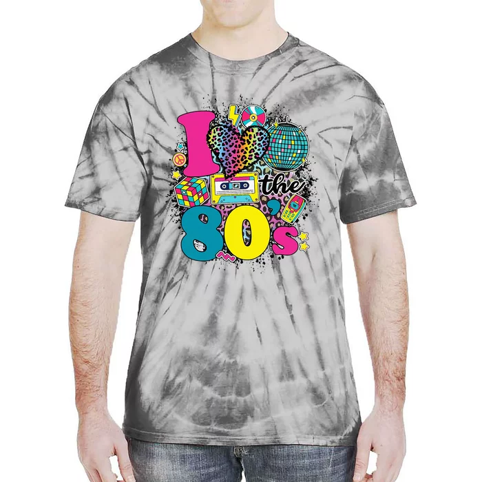 This Is My 80s Costume Outfit Gifts Eighties Retro Party Tie-Dye T-Shirt