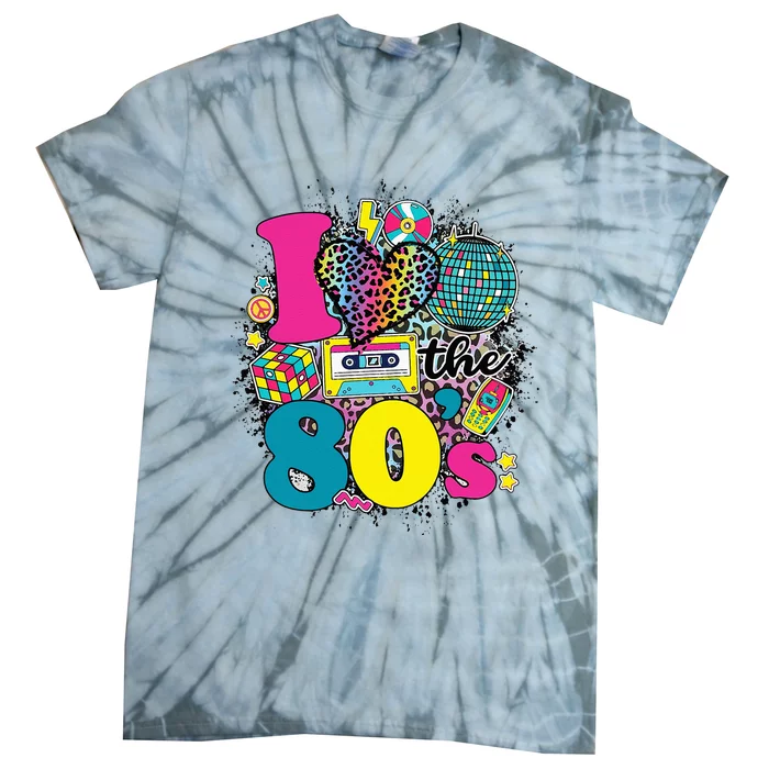 This Is My 80s Costume Outfit Gifts Eighties Retro Party Tie-Dye T-Shirt