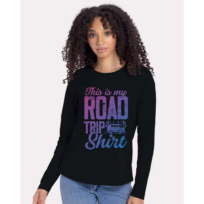 This Is My Road Trip Gift For Family Vacation Gift Womens Cotton Relaxed Long Sleeve T-Shirt