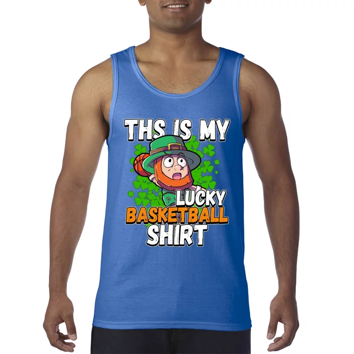 This Is My Lucky Basketball St Patricks Day Gift Tank Top