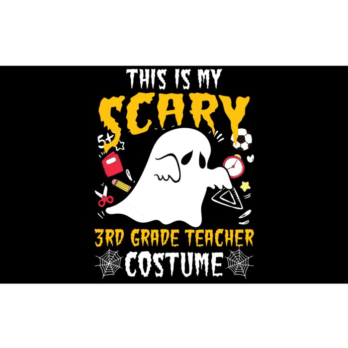 This Is My Scary Third Grade Costume Teacher Halloween Bumper Sticker