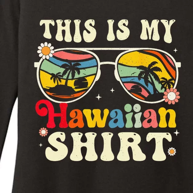 This Is My Hawaiian Tropical Luau Costume Party Hawaii Womens CVC Long Sleeve Shirt