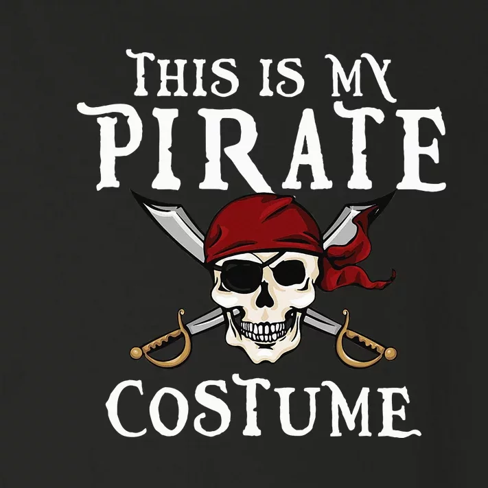 This Is My Pirate Costume Halloween Party Family Matching Toddler Long Sleeve Shirt