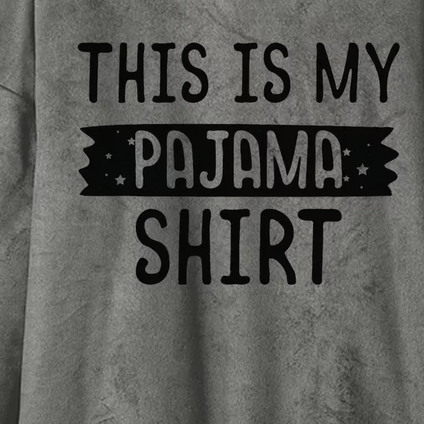 This Is My Pajama PJ Top Teen Bedtime Kids Hooded Wearable Blanket