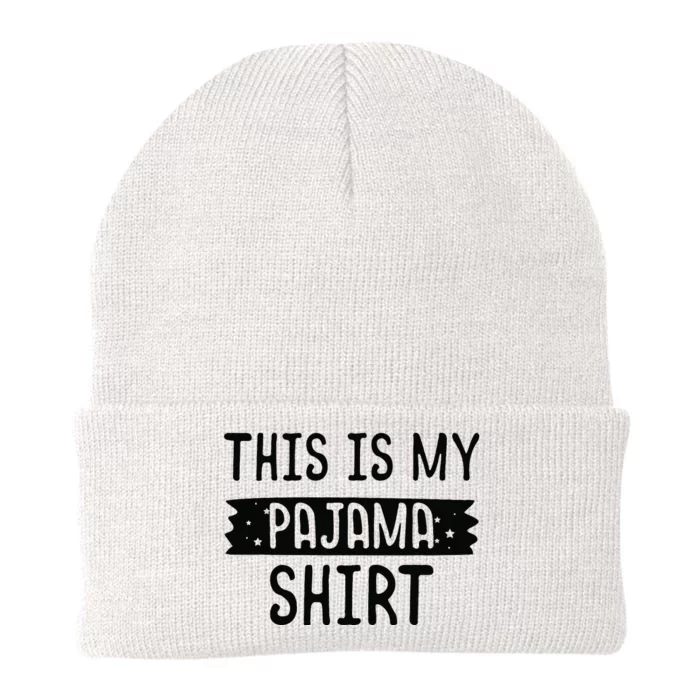 This Is My Pajama PJ Top Teen Bedtime Kids Knit Cap Winter Beanie