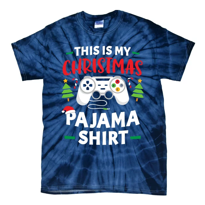 This Is My Christmas Pajamas Gamer Squad Xmas 2024 Tie-Dye T-Shirt