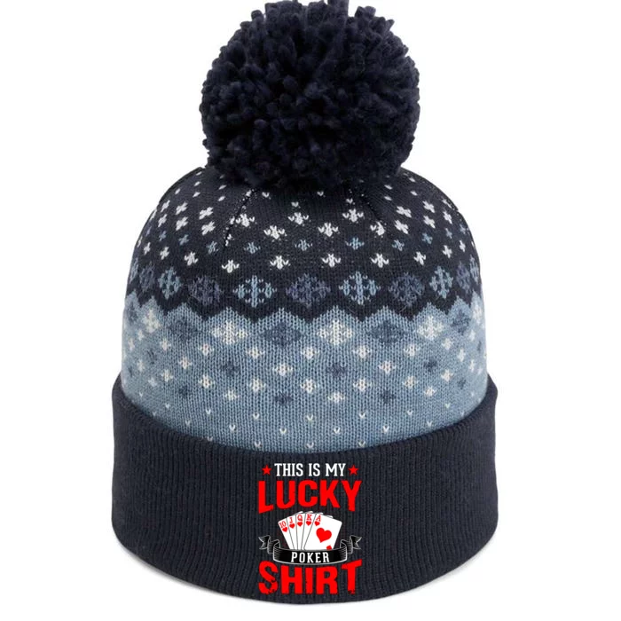 This is My Lucky Poker - Royal Flush The Baniff Cuffed Pom Beanie