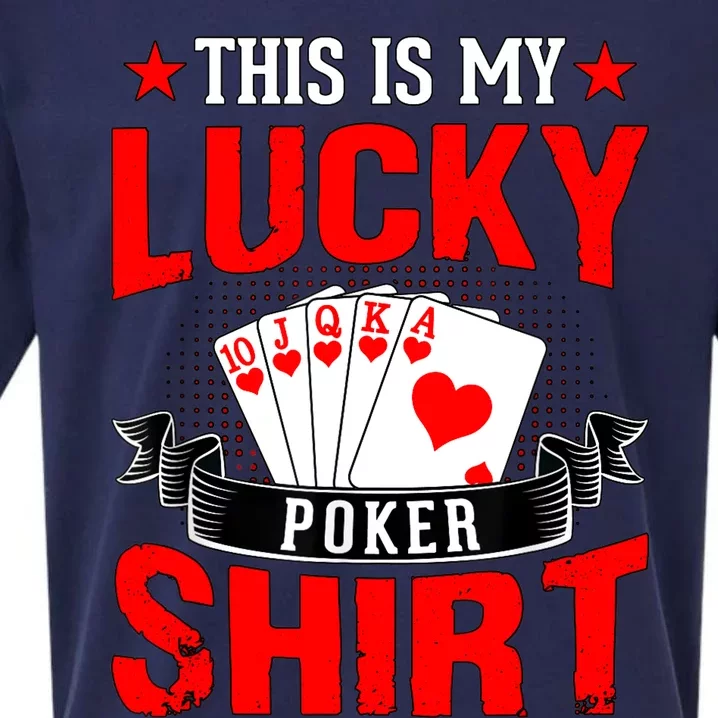 This is My Lucky Poker - Royal Flush Sueded Cloud Jersey T-Shirt