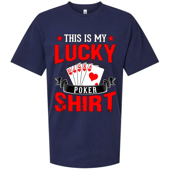 This is My Lucky Poker - Royal Flush Sueded Cloud Jersey T-Shirt