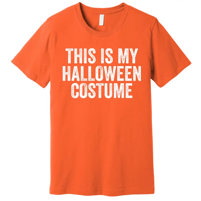 This Is My Halloween Costume Lazy Halloween Costume Funny Halloween Party Gift Premium T-Shirt