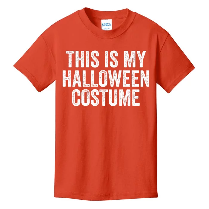 This Is My Halloween Costume Lazy Halloween Costume Funny Halloween Party Gift Kids T-Shirt