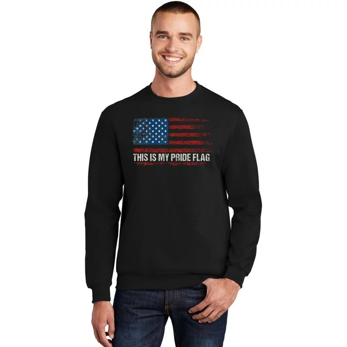 This Is My Pride Flag USA American 4th Of July Vintage Sweatshirt