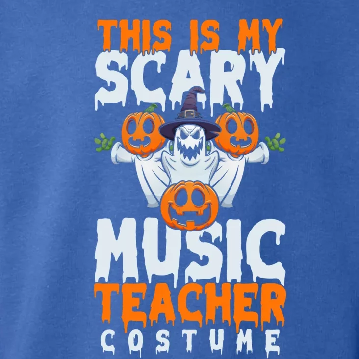 This Is My Scary Music Teacher Costume Gift Toddler Hoodie