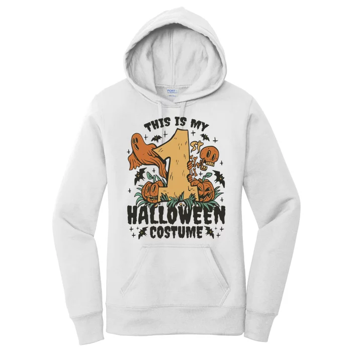 This Is My First Halloween Costume Spooky Women's Pullover Hoodie