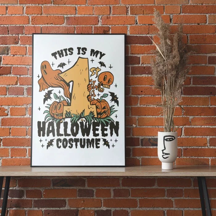 This Is My First Halloween Costume Spooky Poster