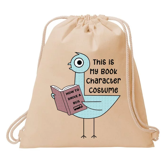 This Is My Book Character Costume Drawstring Bag