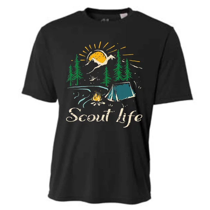 This Is My Camping Happy Camper Scout Life Cooling Performance Crew T-Shirt