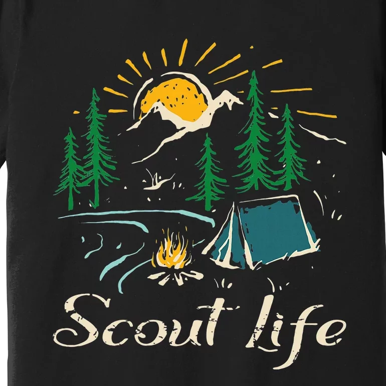 This Is My Camping Happy Camper Scout Life Premium T-Shirt