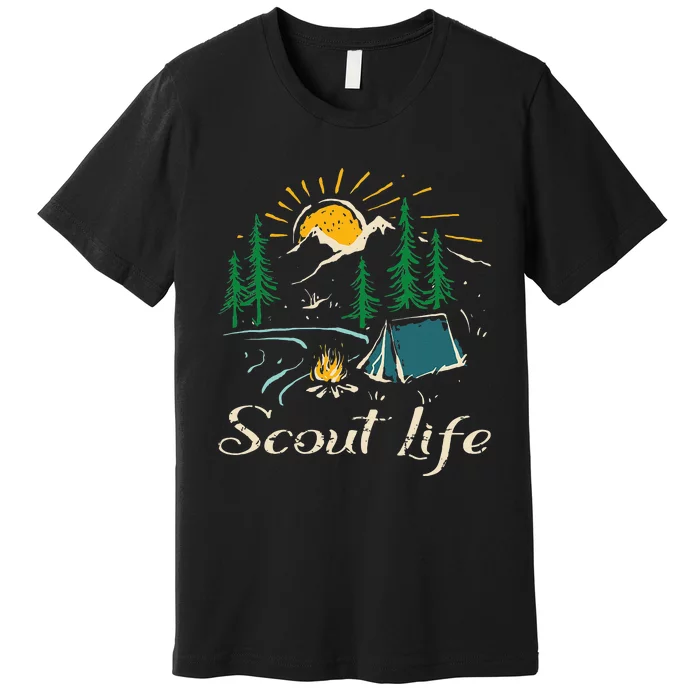 This Is My Camping Happy Camper Scout Life Premium T-Shirt