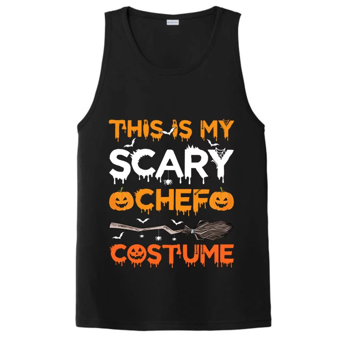 This Is My Scary Chef Costume Halloween Gift Performance Tank