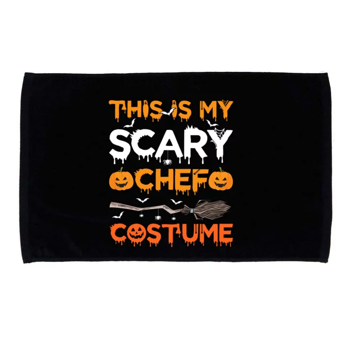 This Is My Scary Chef Costume Halloween Gift Microfiber Hand Towel