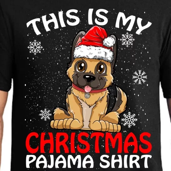 This Is My Christmas Pajama Cute Gift Ger Shepherd Dog Xmas Gift Pajama Set