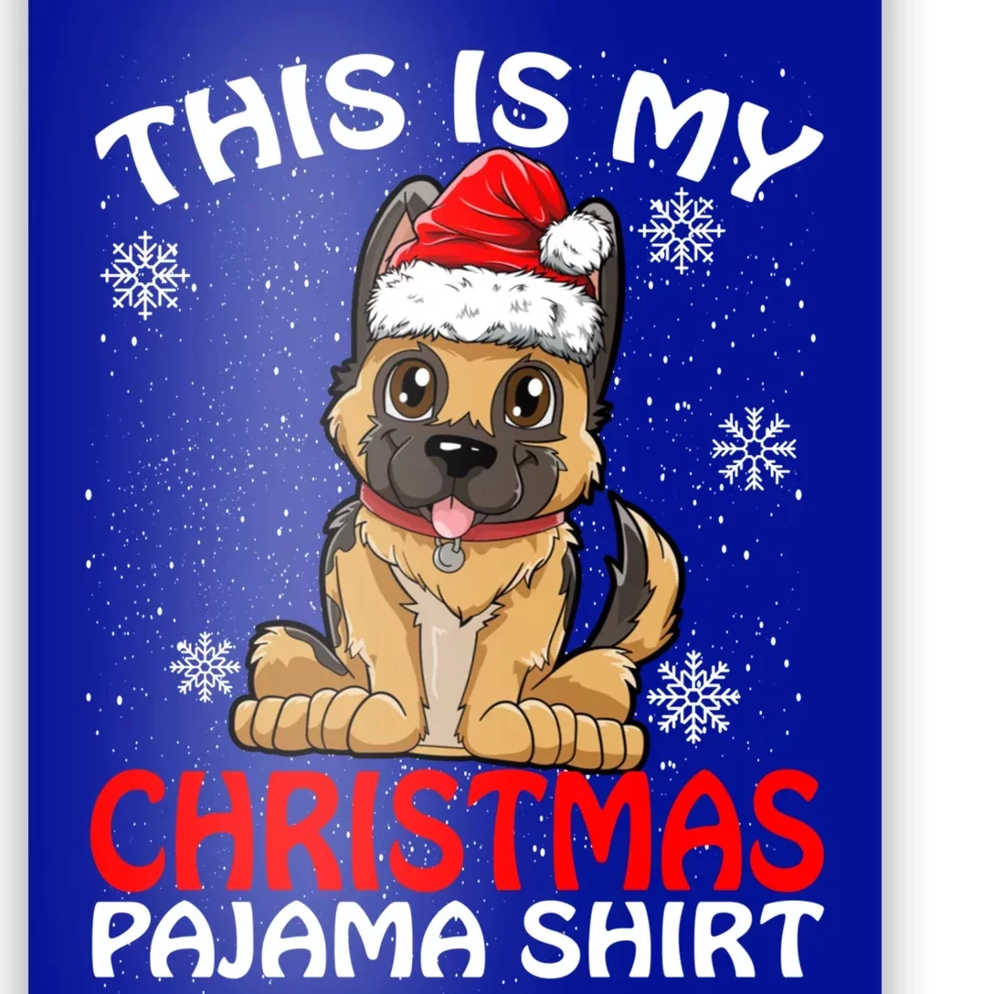 This Is My Christmas Pajama Cute Gift Ger Shepherd Dog Xmas Gift Poster