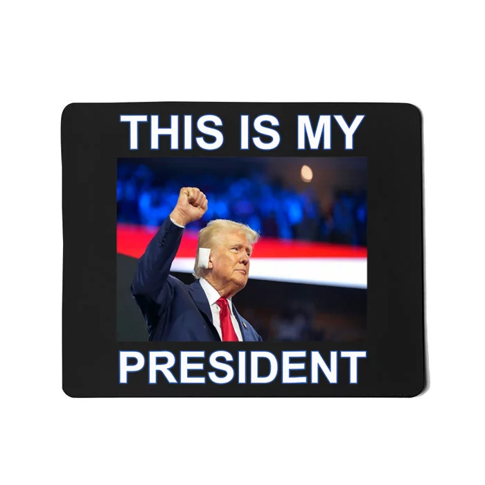 This Is My President 2024 Funny Political Quotes Mousepad