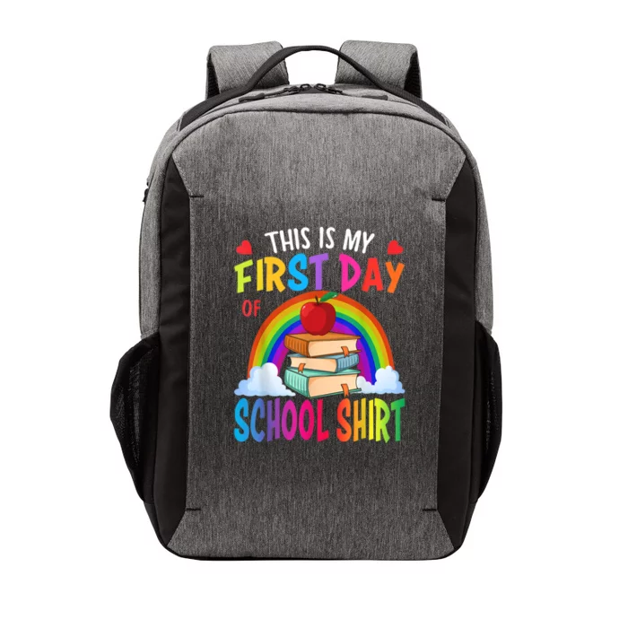 This Is My First Day Of School Back To School Vector Backpack