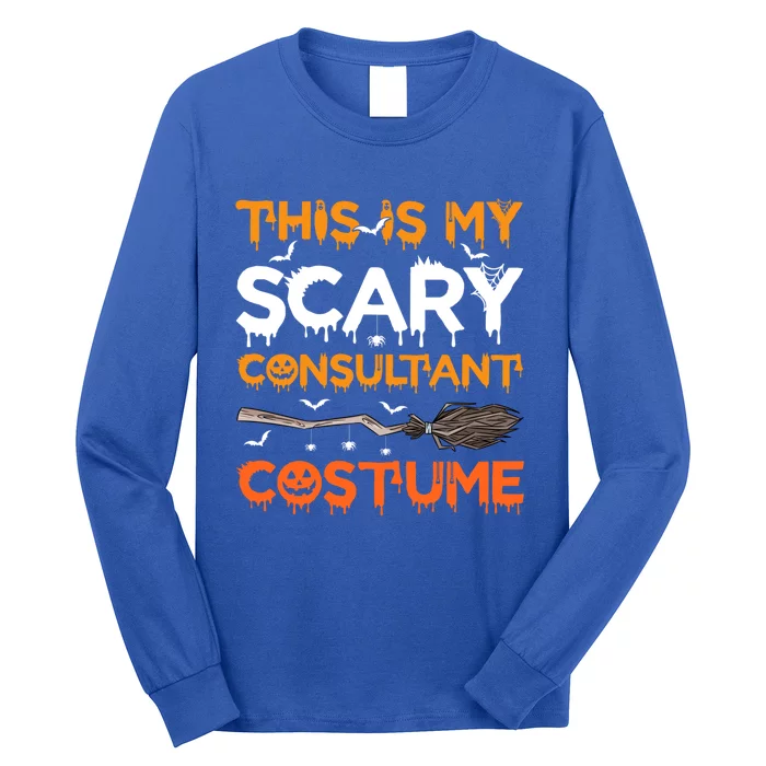 This Is My Scary Consultant Costume Halloween Gift Long Sleeve Shirt