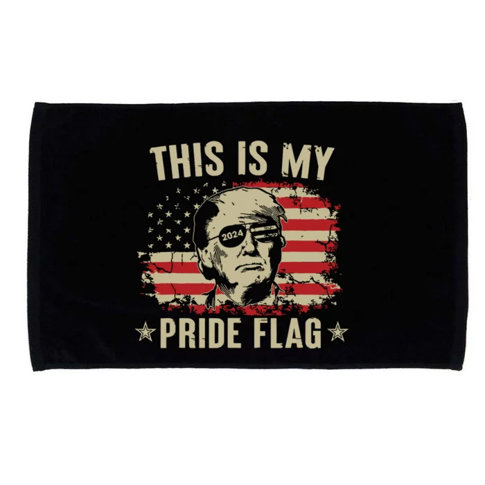 This Is My Pride Flag Usa American 4th Of July Patriotic Microfiber Hand Towel