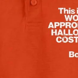 This Is My Work Appropriate Halloween Costume Boo Funny Dry Zone Grid Performance Polo