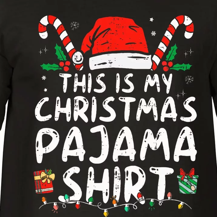 This Is My Christmas Pajama Funny Xmas PJs Comfort Colors T-Shirt