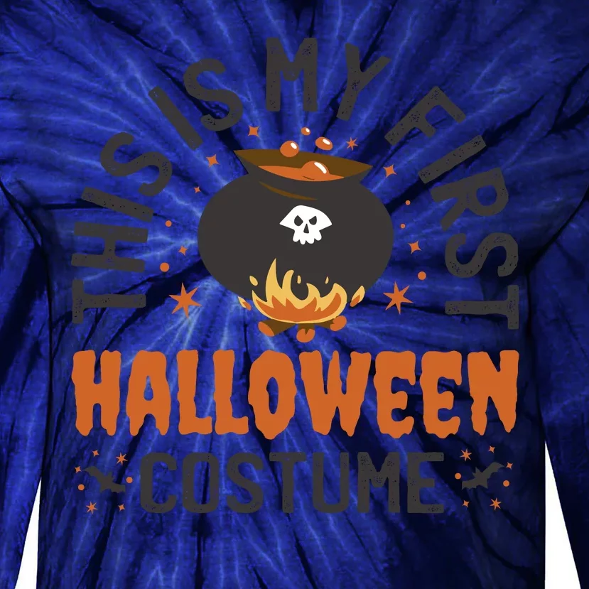 This Is My First Halloween Costume Cute Tie-Dye Long Sleeve Shirt