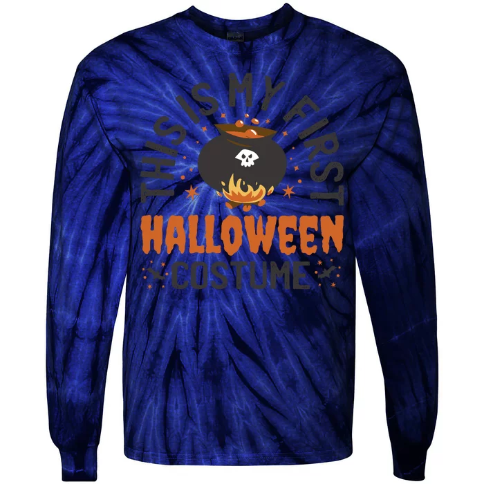 This Is My First Halloween Costume Cute Tie-Dye Long Sleeve Shirt