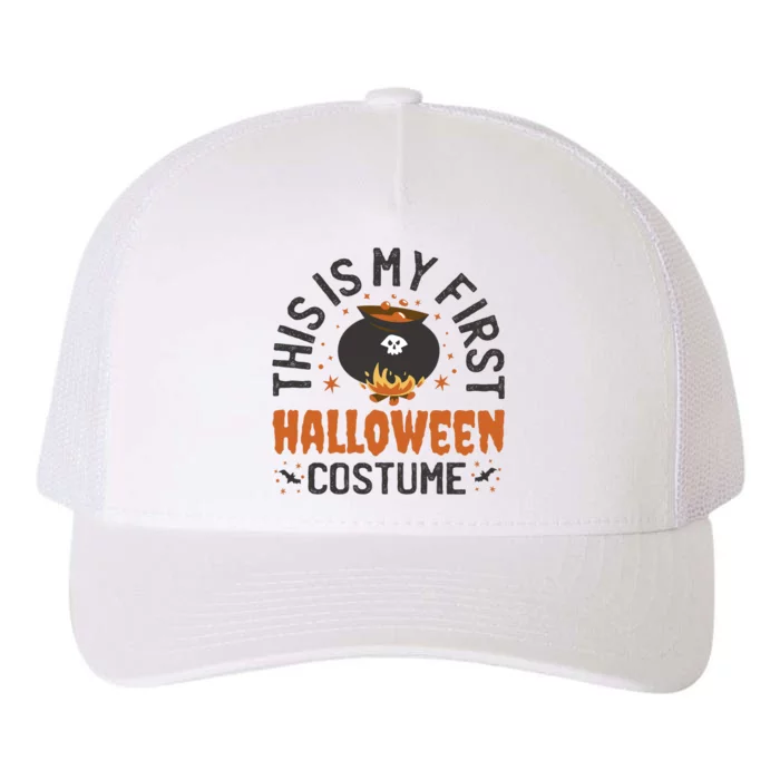 This Is My First Halloween Costume Cute Yupoong Adult 5-Panel Trucker Hat