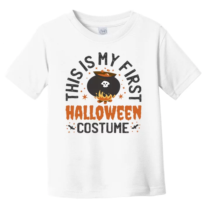 This Is My First Halloween Costume Cute Toddler T-Shirt