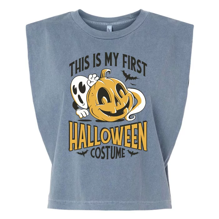 This Is My First Halloween Costume Cute Garment-Dyed Women's Muscle Tee