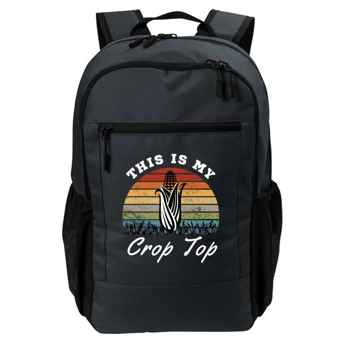 This Is My Crop Top Corn Farmer Farming Lovers Daily Commute Backpack