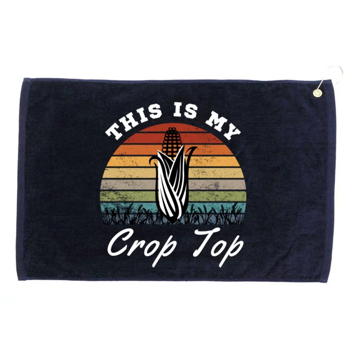 This Is My Crop Top Corn Farmer Farming Lovers Grommeted Golf Towel