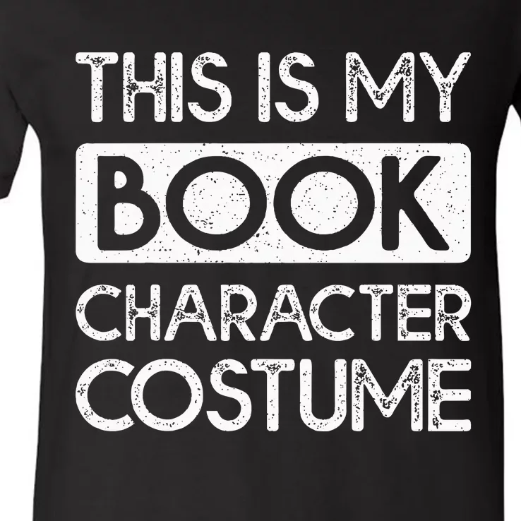 This Is My Book Character Costume Halloween V-Neck T-Shirt