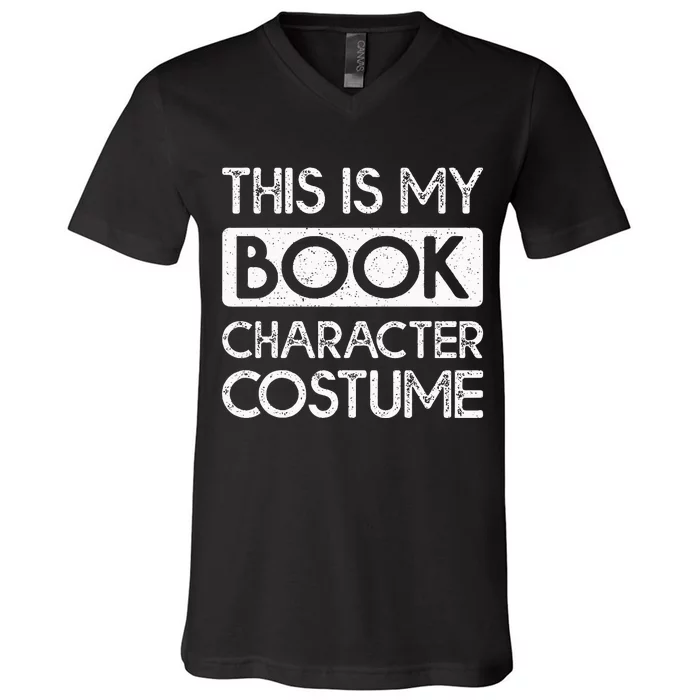 This Is My Book Character Costume Halloween V-Neck T-Shirt