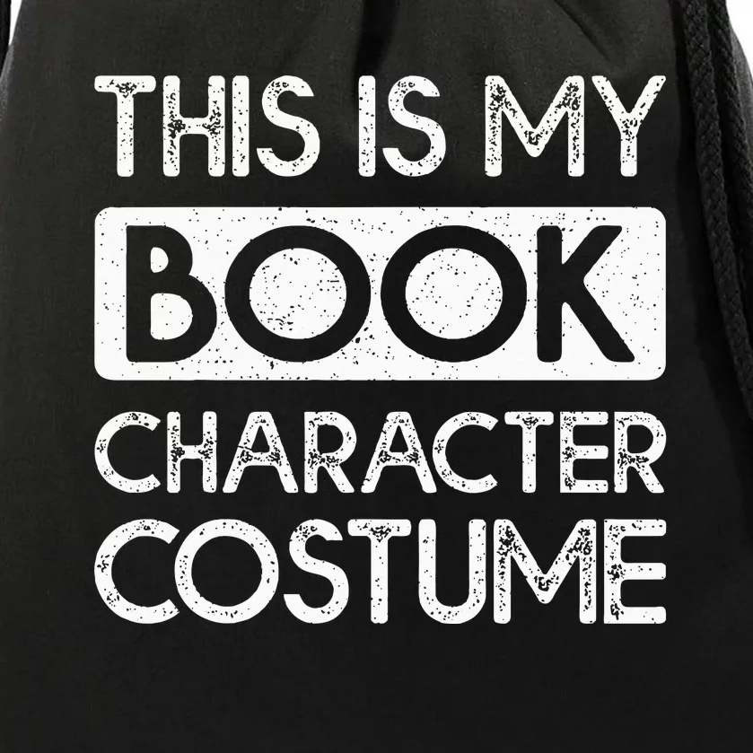 This Is My Book Character Costume Halloween Drawstring Bag