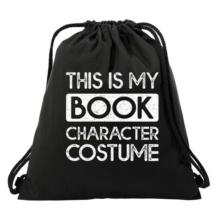 This Is My Book Character Costume Halloween Drawstring Bag