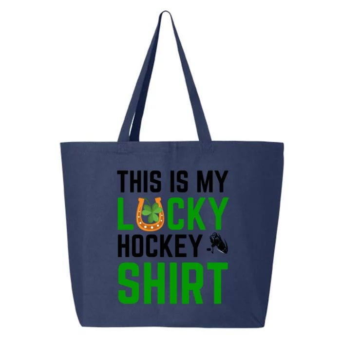 This Is My Lucky Hockey Cute Gift Sport Game St Patricks Day Gift 25L Jumbo Tote